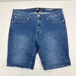 DKNY Bedford Slim fit Men's size 36 Dark Wash Blue Denim Jean Shorts
